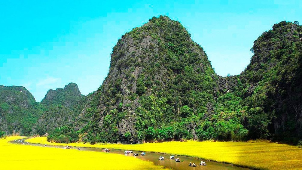 steep rocky mounds in Vietnam