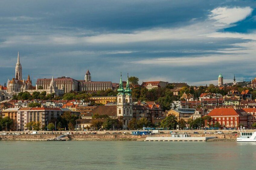 Vizivaros neighbourhood as seen from Pest
