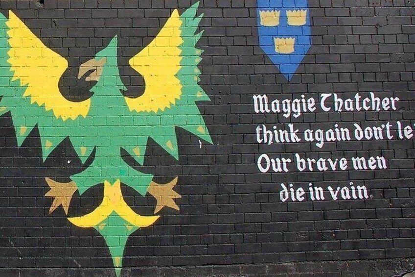 Hunger striker mural 