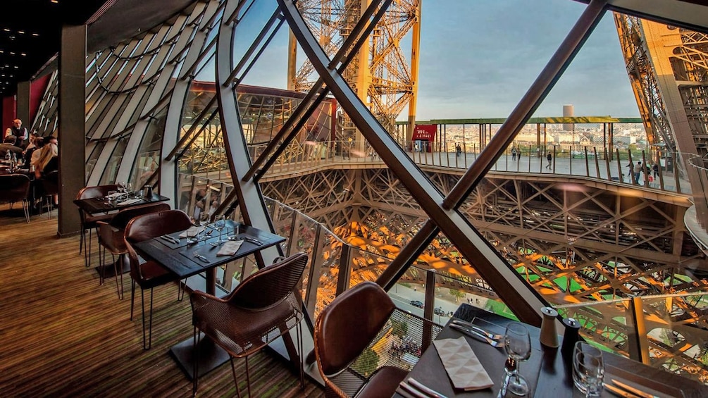 Dinner at the 58 Tour Eiffel Restaurant