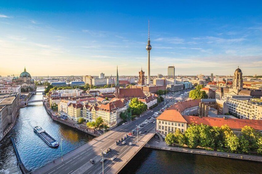 View over Berlin with TV Tower