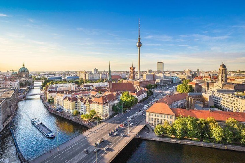 View over Berlin with TV Tower