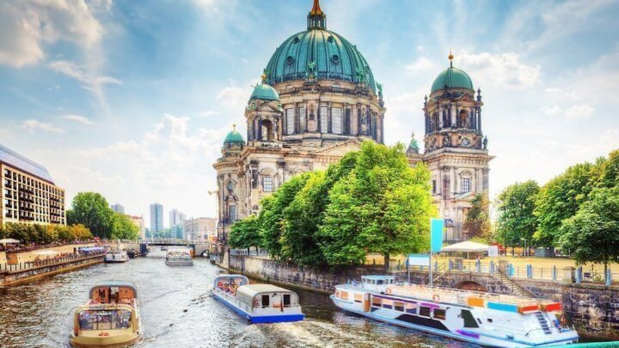 Berlin Cathedral and River Spree