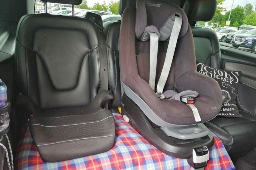 Child seats with iso fix