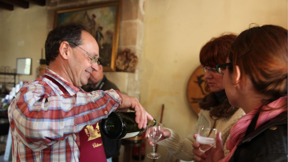 Wine tasting in France