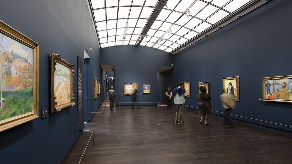 Paintings in Musee D'Orsay in Paris.