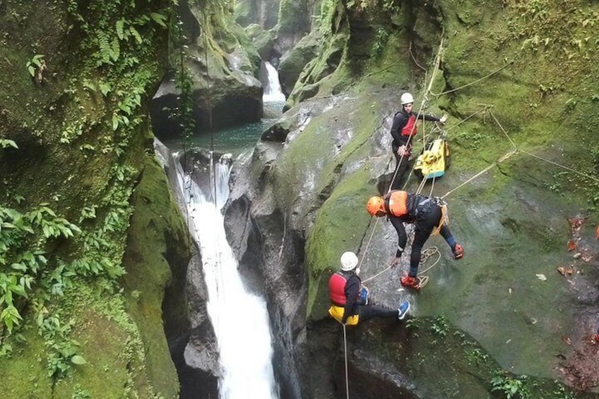 Waterfall Rappel Advanced