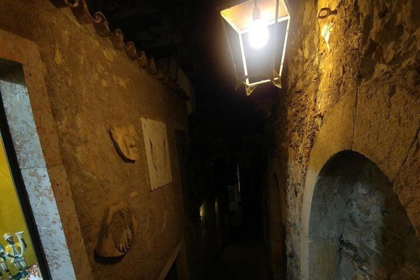 Taormina narrow street