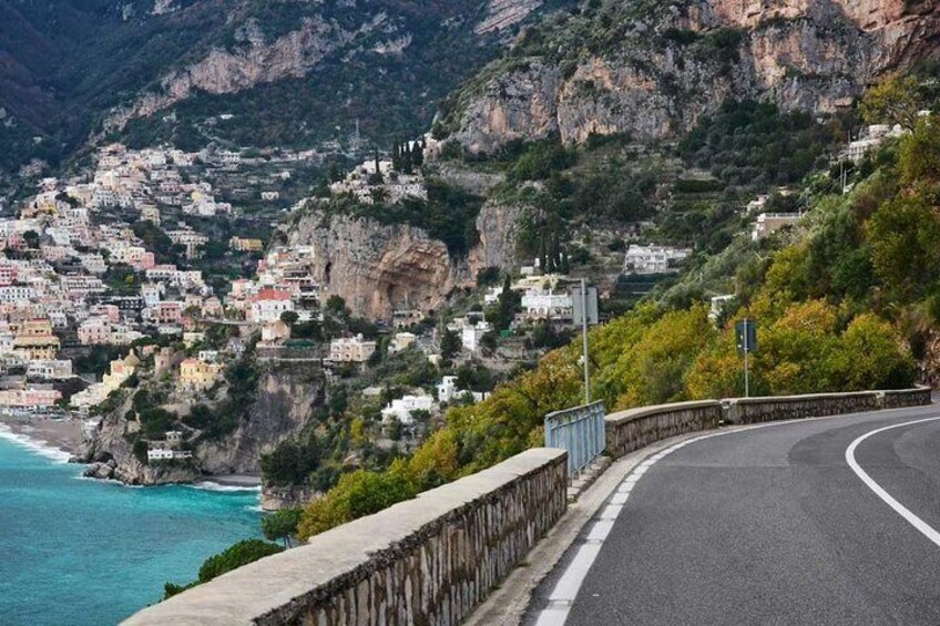 Amalfi coast road