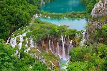 Zagreb to Split private transfer with National park Plitvice lakes guided t...