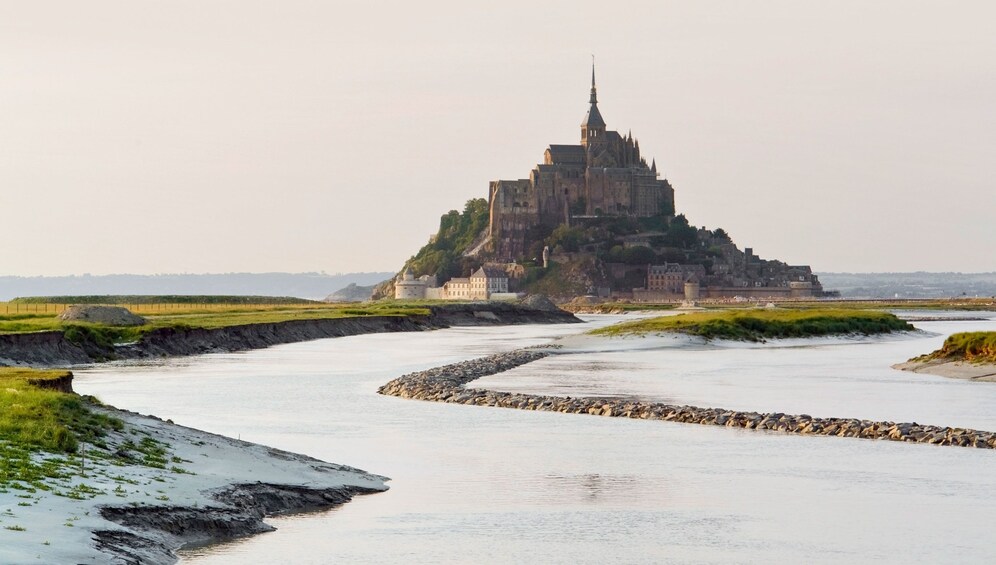 View of Mont St. Michel in the distance