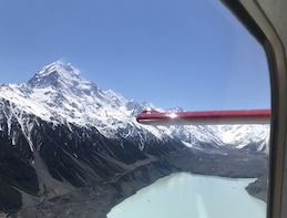 Mount Cook, Fox, Franz and the Tasman Glaciers with Landing