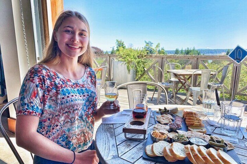 Stop for a tasting and lunch at a local cider house