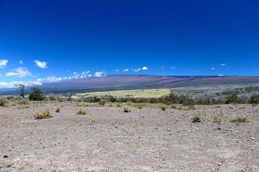 Views of Mauna Loa from Hawaii Volcanoes National Park