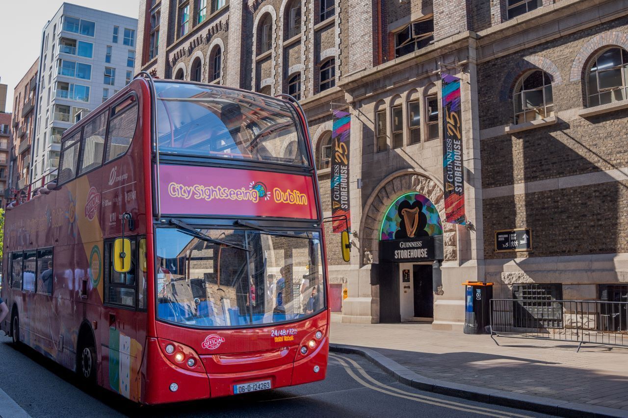 City Sightseeing Dublin Hop-On Hop-Off Bus Tour & Walking Tour