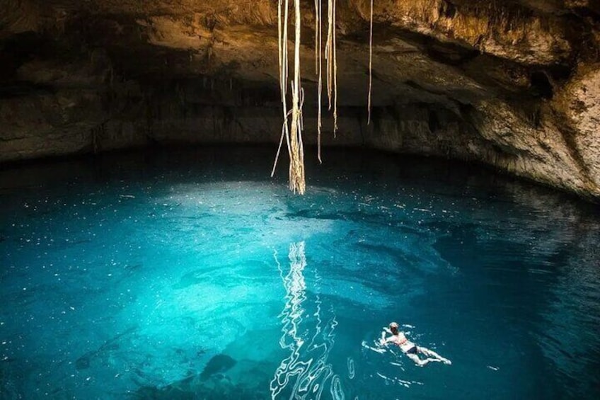 Progreso Mayapan and swim cenote excursion