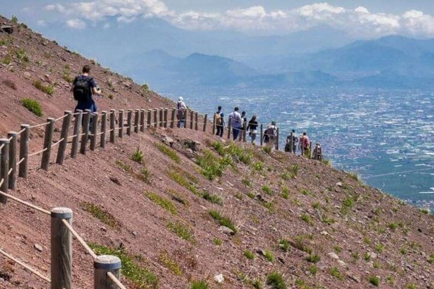 Walk on the volcano