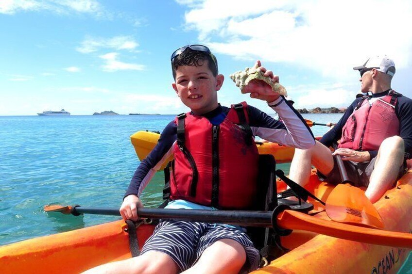 St Thomas Sea Turtle Snorkel Kayak Adventure Tour