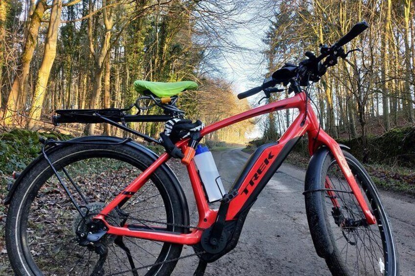 Example of electric bikes used