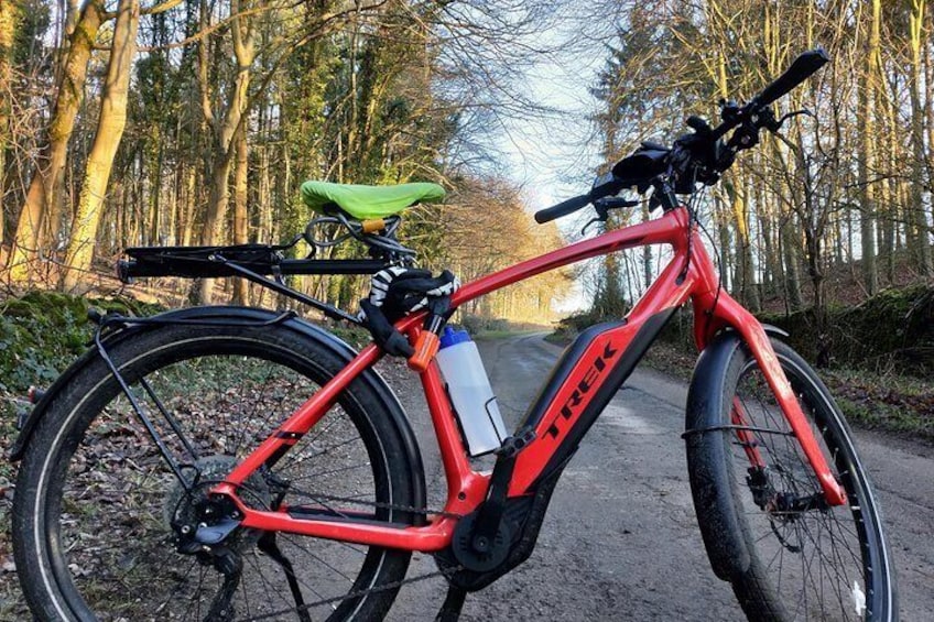 Example of electric bikes used