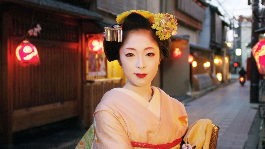 Show item 5 of 10. Woman in beautiful outfit in Tokyo
