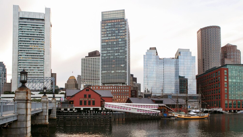 Boston Tea Party Ships Museum on the water in Boston