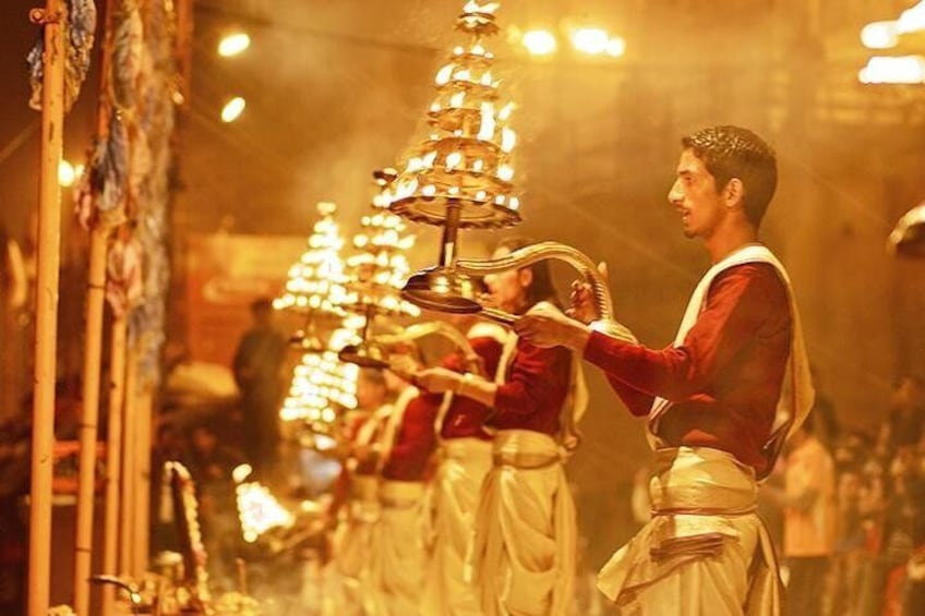 Evening Ganga Aarti ceremony