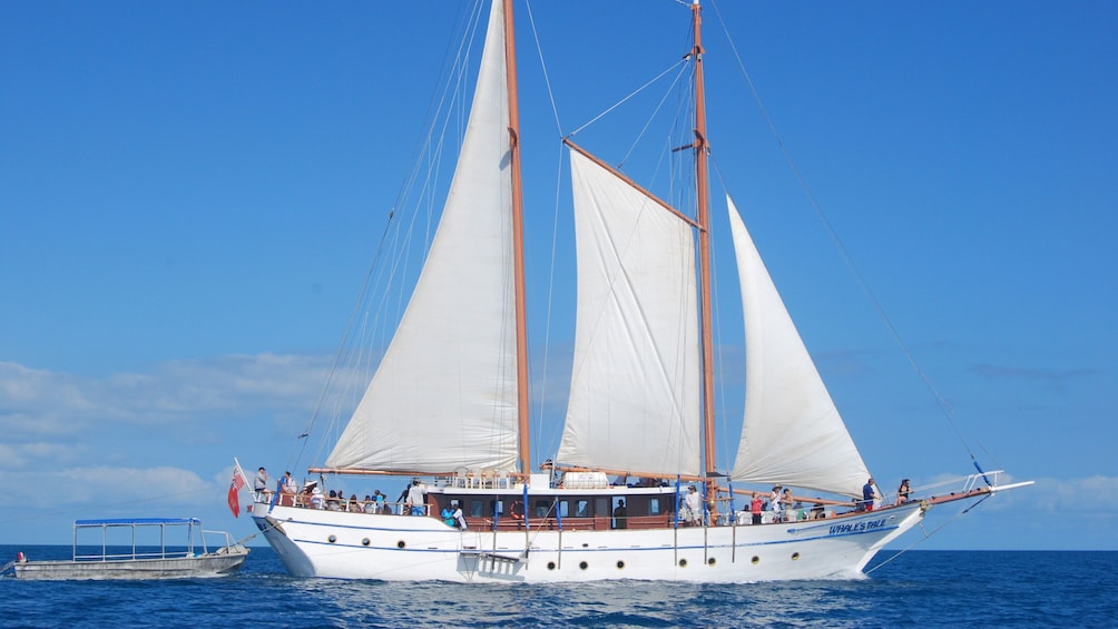 aboard a sail boat in Fiji