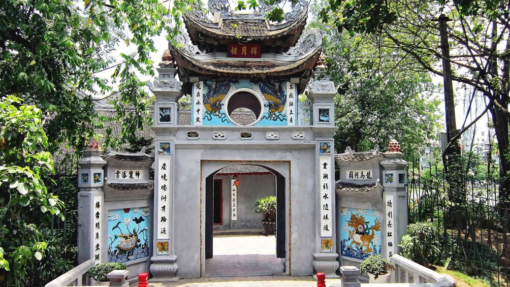 the Temple of the Jade Mountain in Vietnam