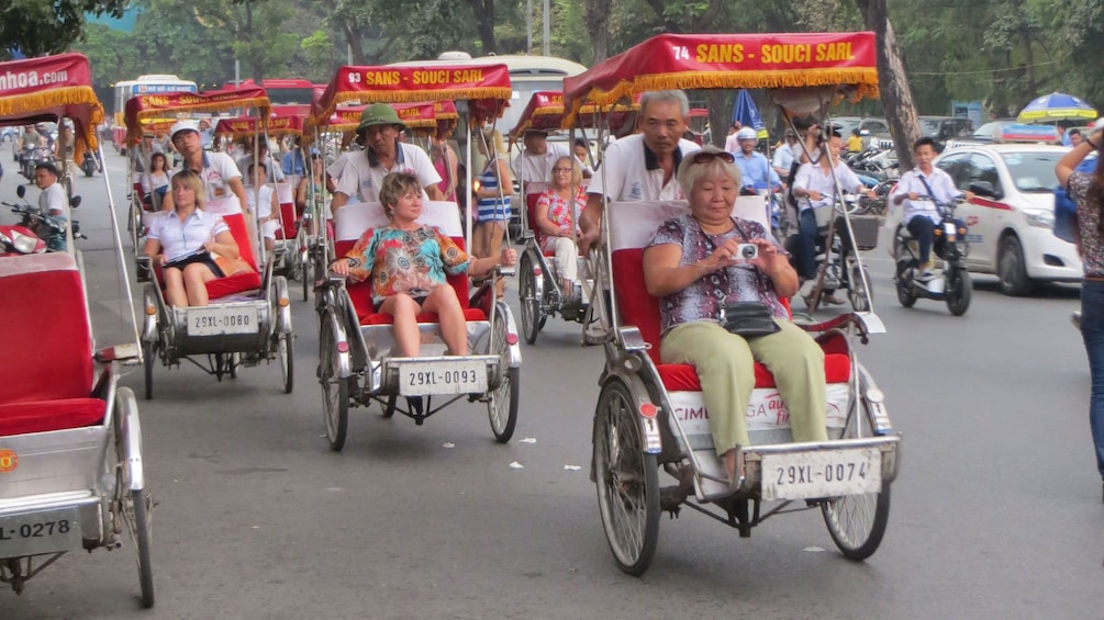 individual passenger on bike taxis in Vietnam