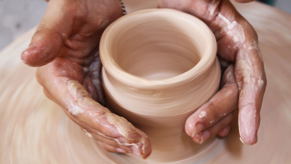 clay pottery making in Vietnam