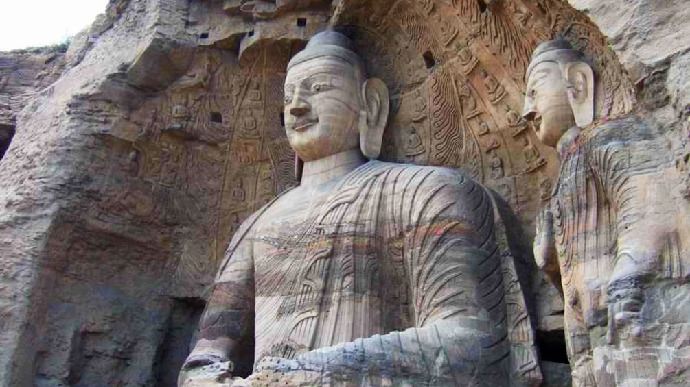 stone buddha in xian