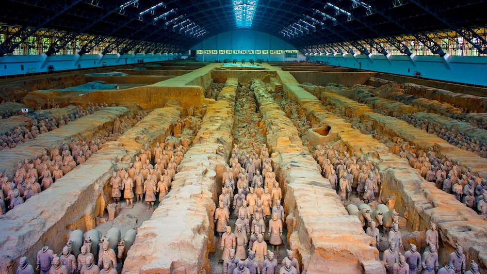 Clay soldiers in Xian