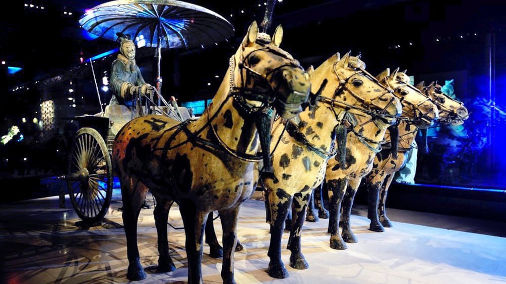 Modeled horses in Xian