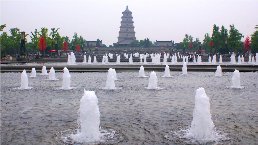 fountains in xian