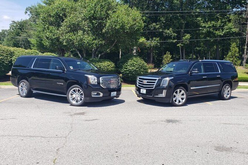 Show item 3 of 7. What you can expect to be picked up in when booking a Large SUV