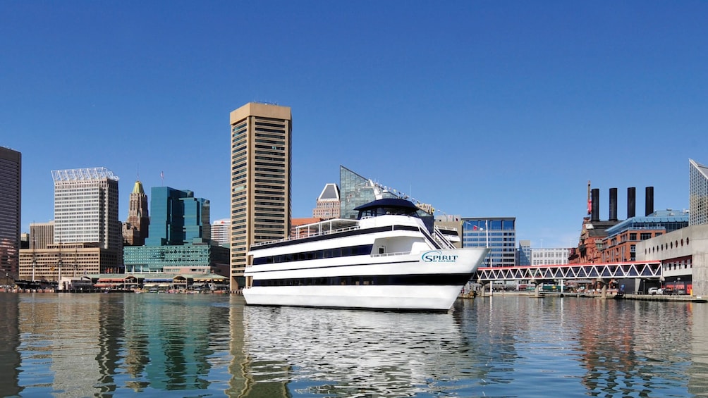 Exterior view of the Spirit of Baltimore cruise ship