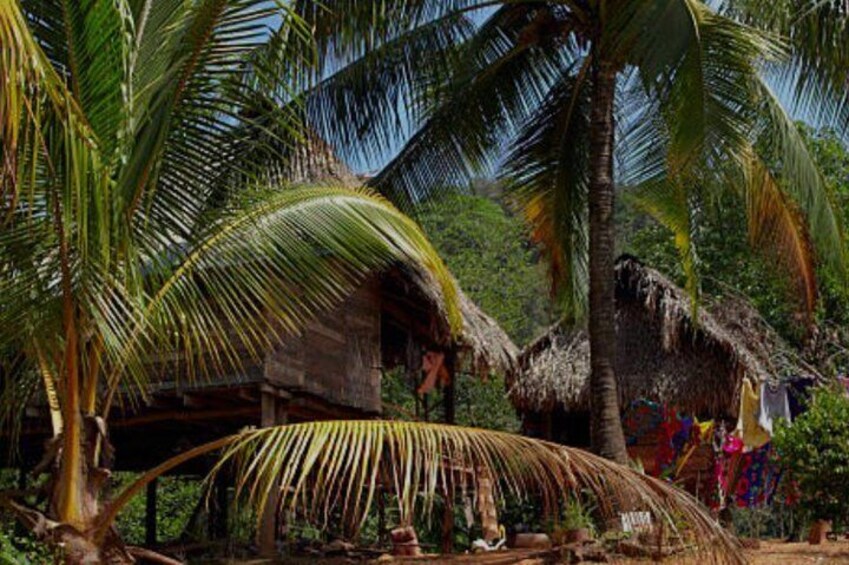 Embera Indian village 