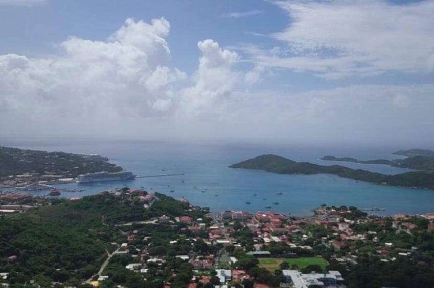 View from Charlotte Amalie town