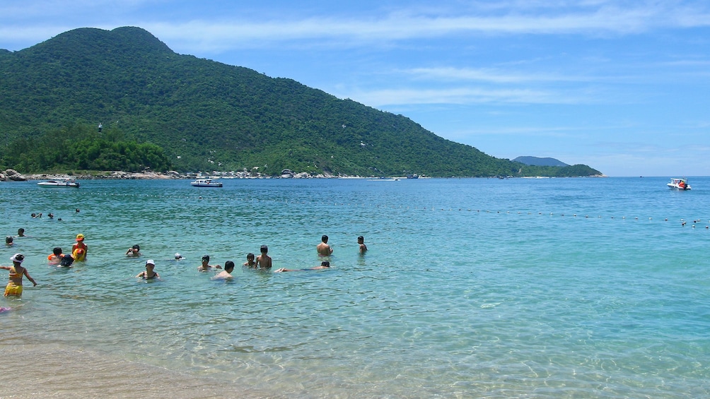 View of the beach at Cu Lao Cham Marine Park in Vietnam