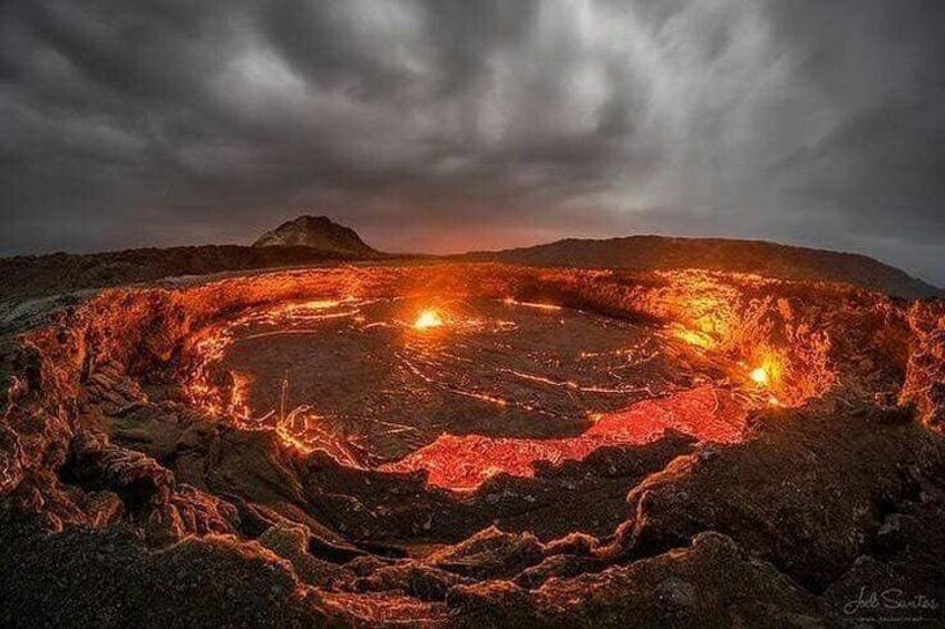 Earta'le Volcano and Lava