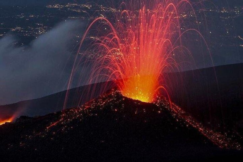 Etna Erupting