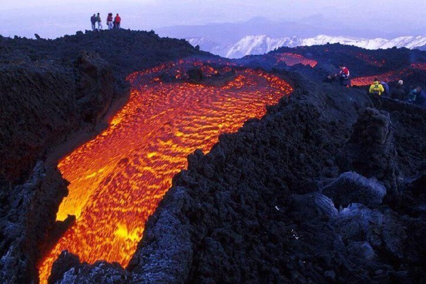 ETNA lava flow