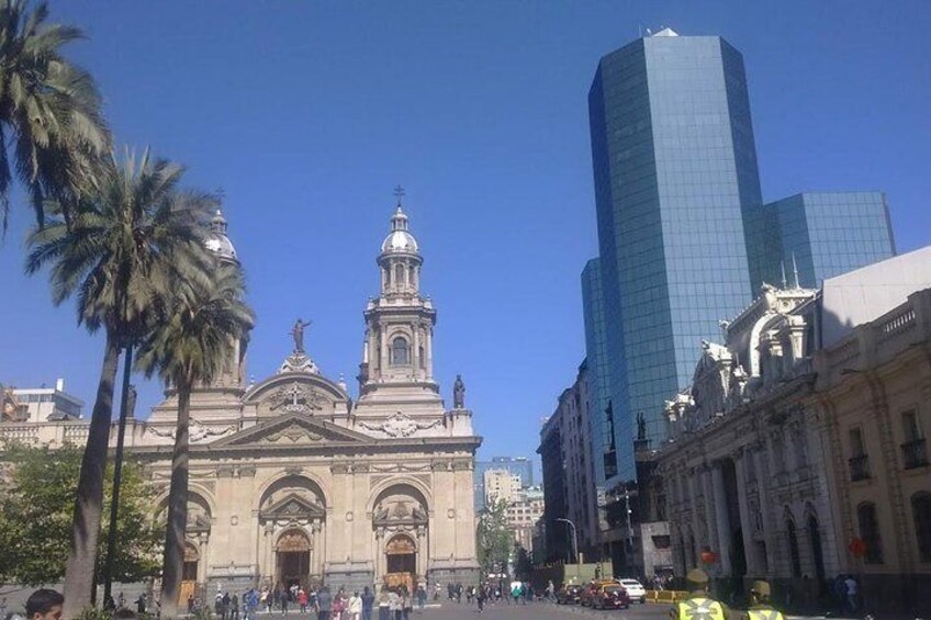 santiago walking tour