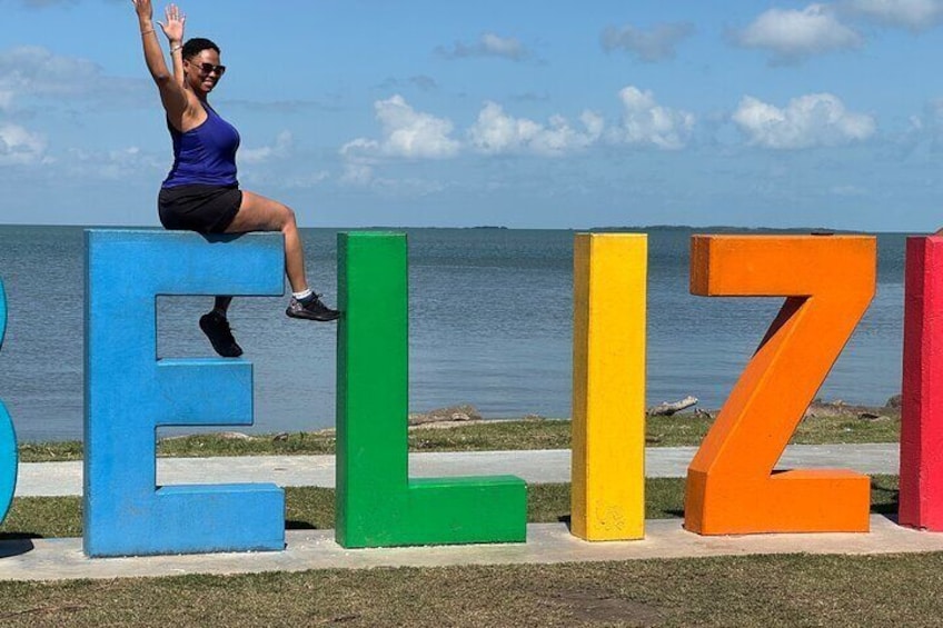 Rain forest Zip Line Adventure & Belize sign & Rum Factory from Belize City