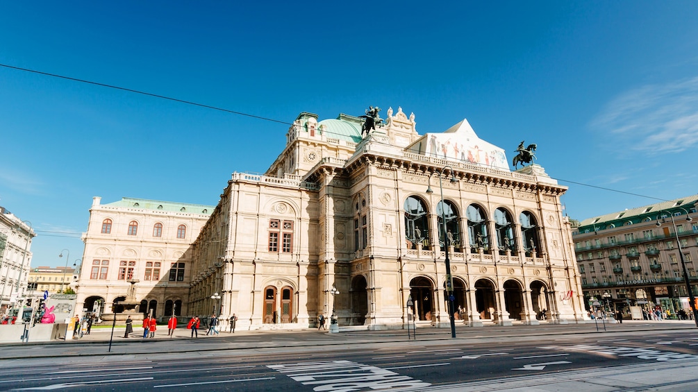 View of Vienna Opera House during the day in Vienna