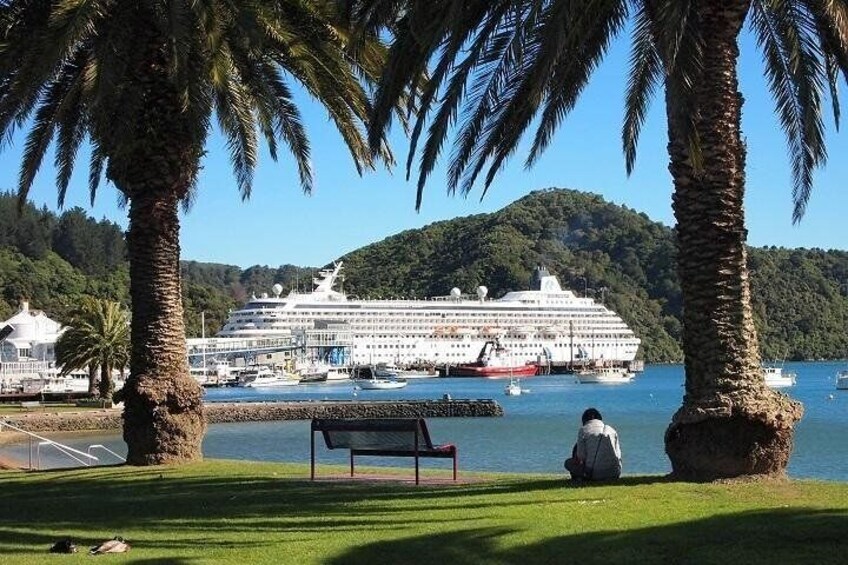 Picton Foreshore view on arrvial 