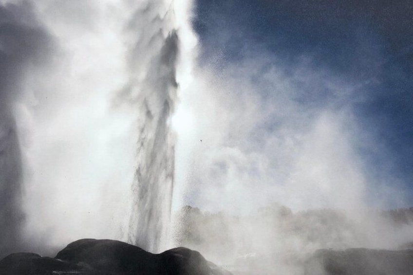 The famous Pohutu Geyser