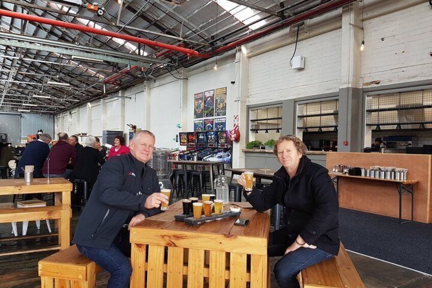 Taranaki lads at Boneface Brewery