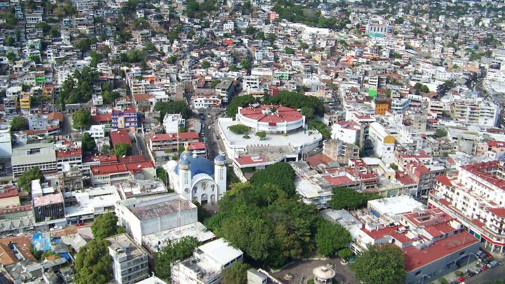 Aerial view of Acapulco
